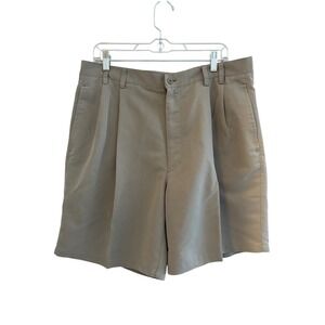Arnold Palmer Men's Pleated Khaki Dress Shorts Size 36 Classic Fit Golf Style‎